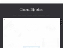 Tablet Screenshot of climentbijoutiers.com